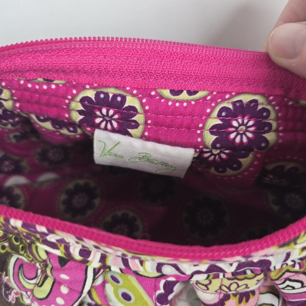 Vera Bradley Multicolor Paisley Quilted Crossbody Bag Zip Top Detachable Strap - Picture 5 of 5